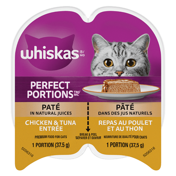 Whiskas Whiskas Perfect Portions Chicken & Tuna Pâté Wet Cat Food