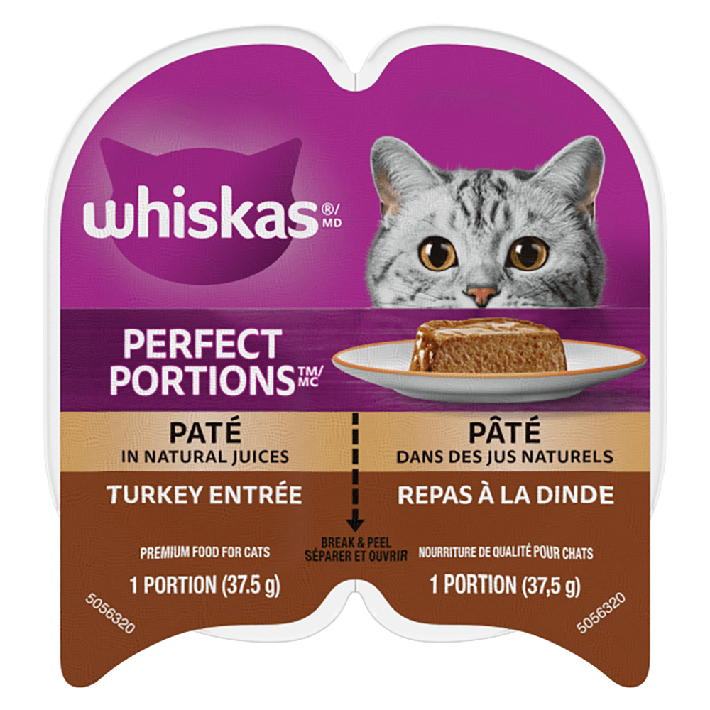 Whiskas Whiskas Perfect Portions Turkey Pâté Wet Cat Food