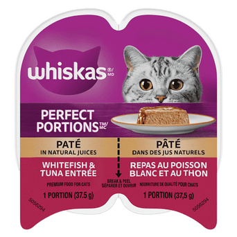 Whiskas Whiskas Perfect Portions Whitefish & Tuna Pâté Wet Cat Food