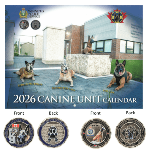 Winnipeg Police Service Canine Unit Calendar & Coins