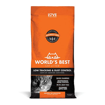 World's Best Cat Litter WORLD'S BEST Low Tracking & Dust Control Clumping Cat Litter