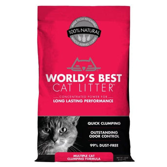 World's Best Cat Litter WORLD'S BEST Multi-Cat Unscented Clumping Cat Litter