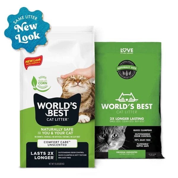 World's Best Cat Litter WORLD'S BEST Unscented Clumping Cat Litter