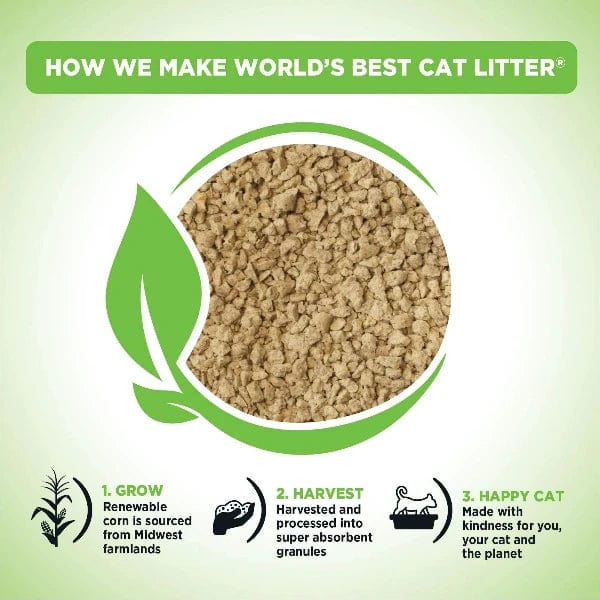World's Best Cat Litter WORLD'S BEST Unscented Clumping Cat Litter