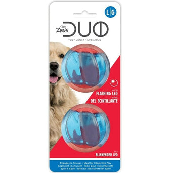 Zeus Zeus Duo Ball Toy; Flashing LED