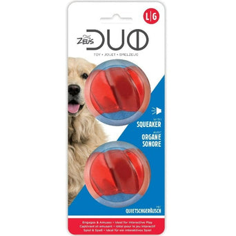 Zeus Zeus Duo Ball Toy; Squeaker