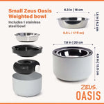 Zeus Zeus Oasis Weighted Dog Food Bowl