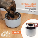 Zeus Zeus Oasis Weighted Dog Food Bowl