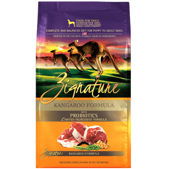 Zignature Zignature Limited Ingredient Kangaroo Formula Dry Dog Food, 25lb (Special order)