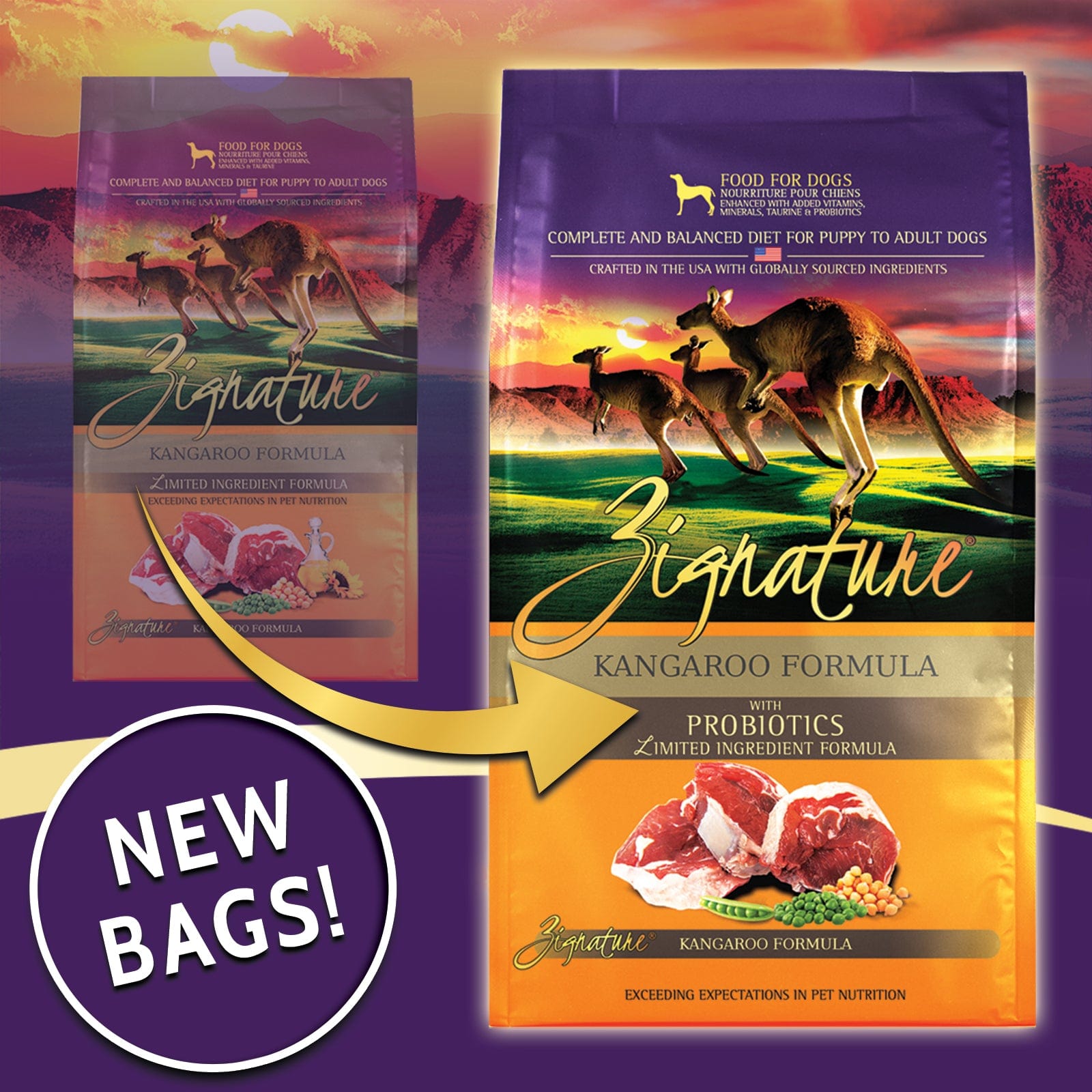 Zignature Limited Ingredient Kangaroo Formula Dry Dog Food