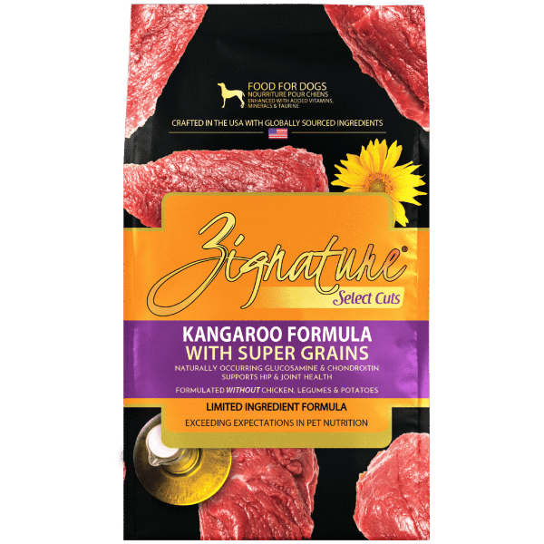 Zignature Zignature Select Cuts Kangaroo Formula with Super Grains Dry Dog Food