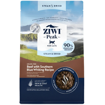 ZIWI Peak ZIWI Peak Steam & Dried Beef with Southern Blue Whiting Recipe Cat Food