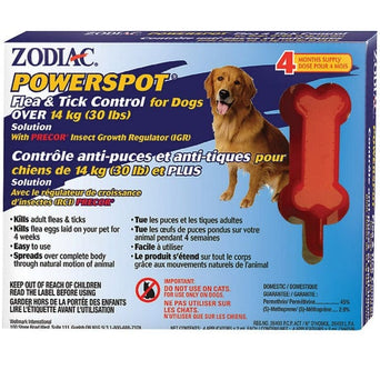 Zodiac Zodiac Powerspot Flea and Tick Control for Dogs