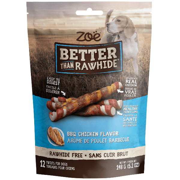 Zoe Zoë Better than Rawhide BBQ Chicken Twists