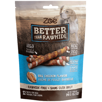 Zoe Zoë Better than Rawhide BBQ Chicken Twists