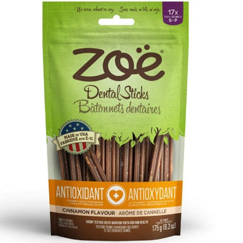 Zoe Zoë Cinnamon Antioxidant Dental Sticks for Dogs