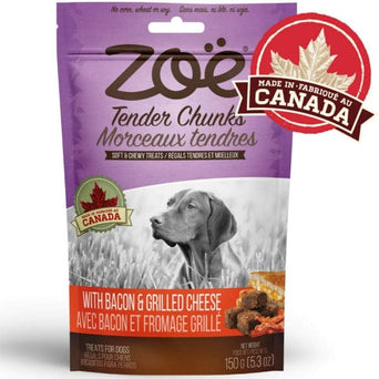 Zoe Zoe Tender Chunks Grilled Cheese & Bacon Dog Treat