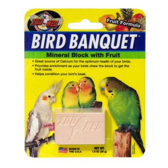 Zoo Med Zoo Med Bird Banquet Mineral Fruit Block