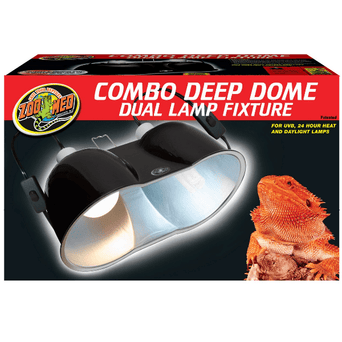 Zoo Med Zoo Med Combo Deep Dome Dual Lamp Fixture