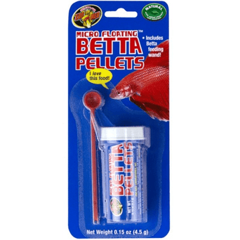 Zoo Med Zoo Med Micro Floating Betta Pellets with Feeding Wand