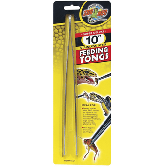 Zoo Med Zoo Med Super Deluxe 10″ Stainless Steel Feeding Tongs