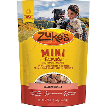 Zuke's Zuke's Mini Naturals Salmon Recipe Dog Treats