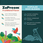 ZuPreem ZuPreem FruitBlend Flavor Bird Food, Large