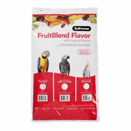 ZuPreem ZuPreem FruitBlend Flavor Bird Food, Large