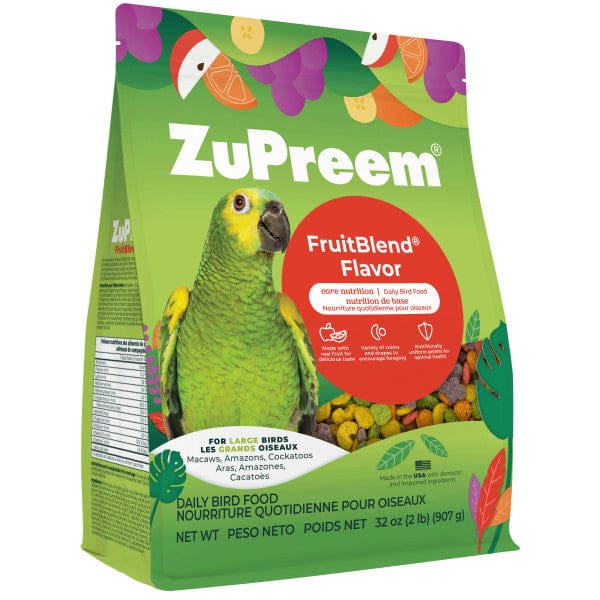 ZuPreem ZuPreem FruitBlend Flavor Bird Food, Large