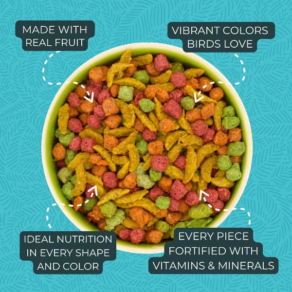 ZuPreem ZuPreem FruitBlend Flavor Bird Food, Medium