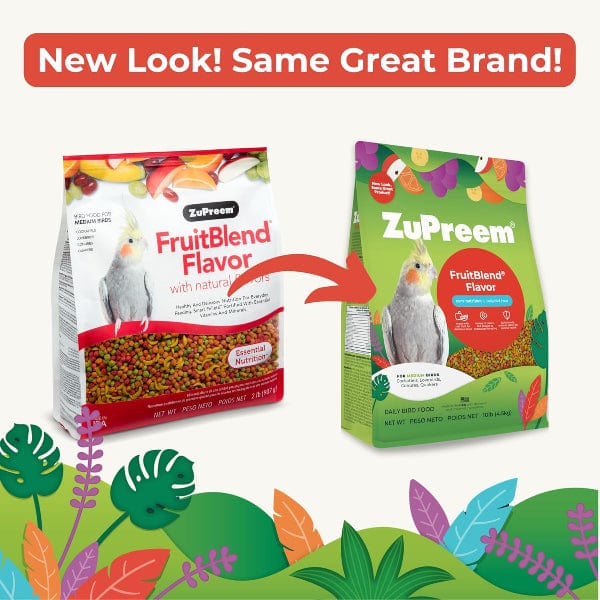 ZuPreem ZuPreem FruitBlend Flavor Bird Food, Medium