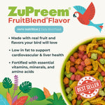 ZuPreem ZuPreem FruitBlend Flavor Bird Food, Medium