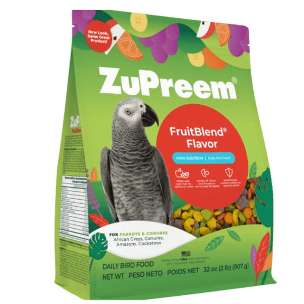 ZuPreem ZuPreem FruitBlend Flavor Bird Food, Parrots & Conures