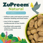 ZuPreem ZuPreem Natural Bird Food, Large