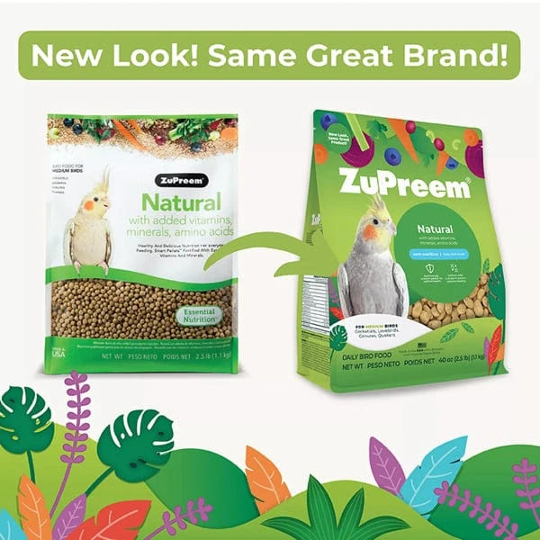 ZuPreem ZuPreem Natural Bird Food, Medium