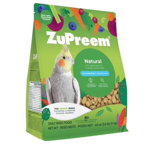 ZuPreem ZuPreem Natural Bird Food, Medium