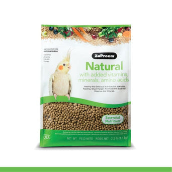 ZuPreem ZuPreem Natural Bird Food, Medium