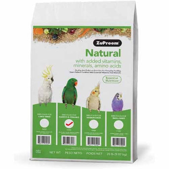 ZuPreem ZuPreem Natural Bird Food, Medium