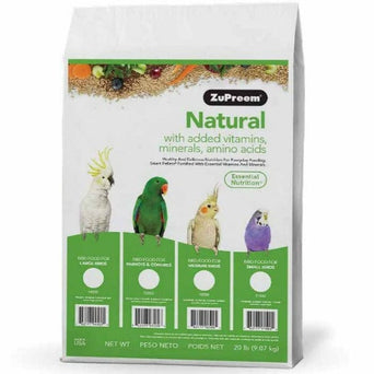 ZuPreem ZuPreem Natural Bird Food, Parrots & Conures