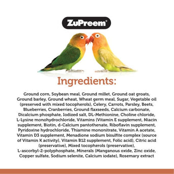 ZuPreem ZuPreem NutBlend Bird Food, Medium
