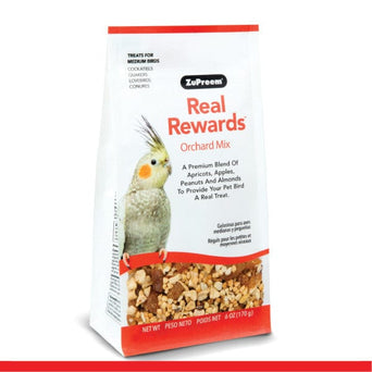 ZuPreem ZuPreem Real Rewards Orchard Mix Bird Treats, Medium