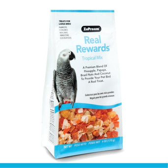 ZuPreem ZuPreem Real Rewards Tropical Mix Bird Treats, Large