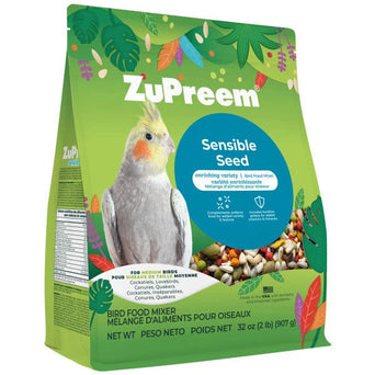 ZuPreem ZuPreem Sensible Seed Bird Food, Medium