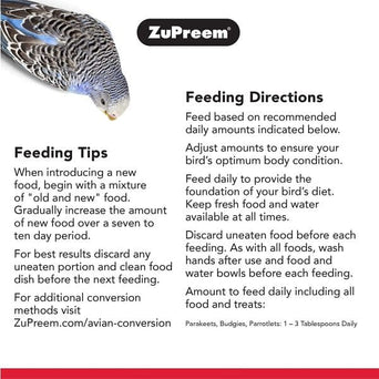 ZuPreem ZuPreem Smart Selects Bird Food, Small