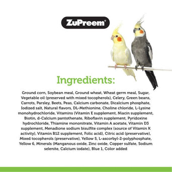 ZuPreem ZuPreem VeggieBlend Bird Food, Medium
